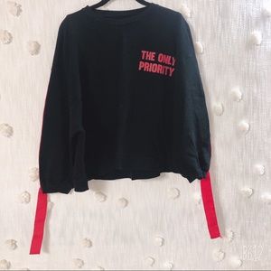 Zara Sweaters - ZARA PULLOVER WITH RED TRIM TAPE Zara Sweaters - ZARA PULLOVER WITH RED TRIM TAPE